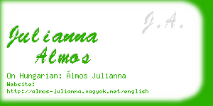 julianna almos business card