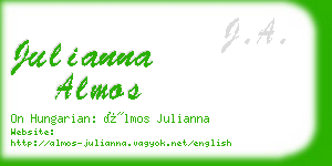 julianna almos business card
